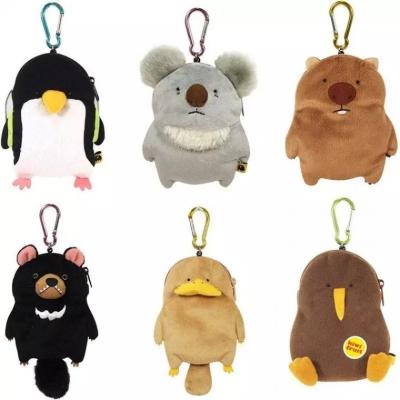 펭귄지갑 1+1 동물 인형 오리너구리 흑곰 웜뱃 펭귄 코알라 키위새 롤업 동전지갑