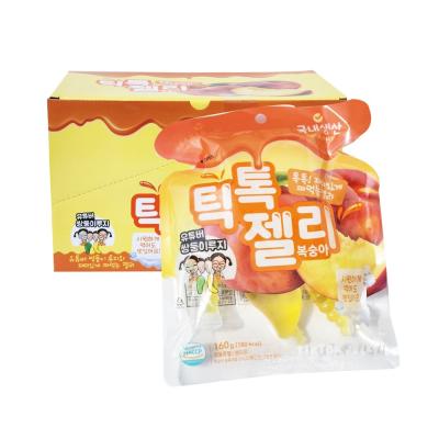 틱톡젤리 온라인 초특가 틱톡젤리 복숭아맛 160g x 8봉지, 8