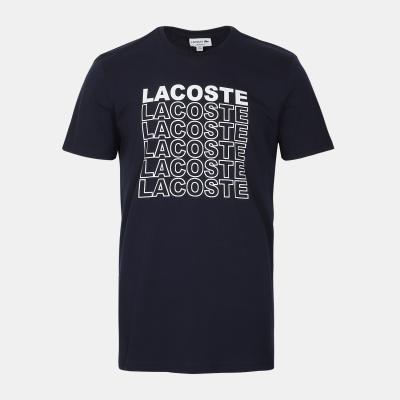 라코스테 라코스테 그래픽 티셔츠 네이비 TH4237