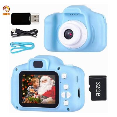 어린이카메라 크리스마스 생일 선물 토이 미니 디지털 카메라 감성 카메라+스트랩+32GB SD카드+리더기