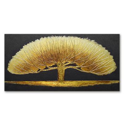 르누아르 골드디자인 돈들어오는그림 수작업 금박 유화 금나무 인테리어 그림액자