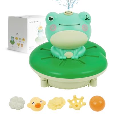 물놀이장난감 리틀클라우드 빙글빙글 개구리 목욕장난감, 개구리