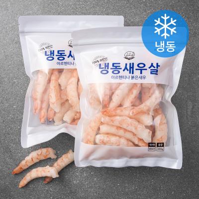 단새우 바다몰 자연산 홍새우살 (냉동), 300g, 2개