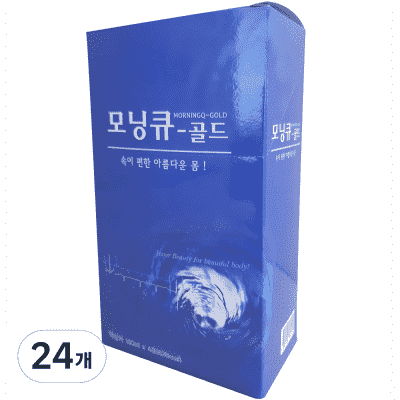 고로쇠물 선학모닝큐 골드 쾌변 숙변 장청소 음료, 100ml, 24개