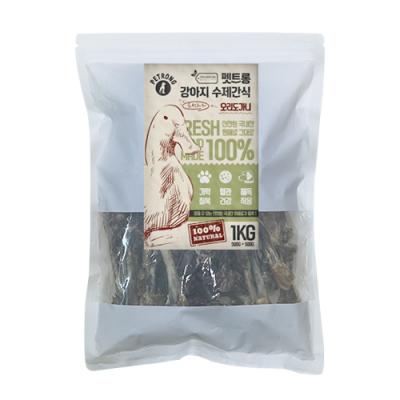 펫쿡 펫트롱 강아지 수제간식 대용량 실속형 1kg, 오리도가니, 1000g
